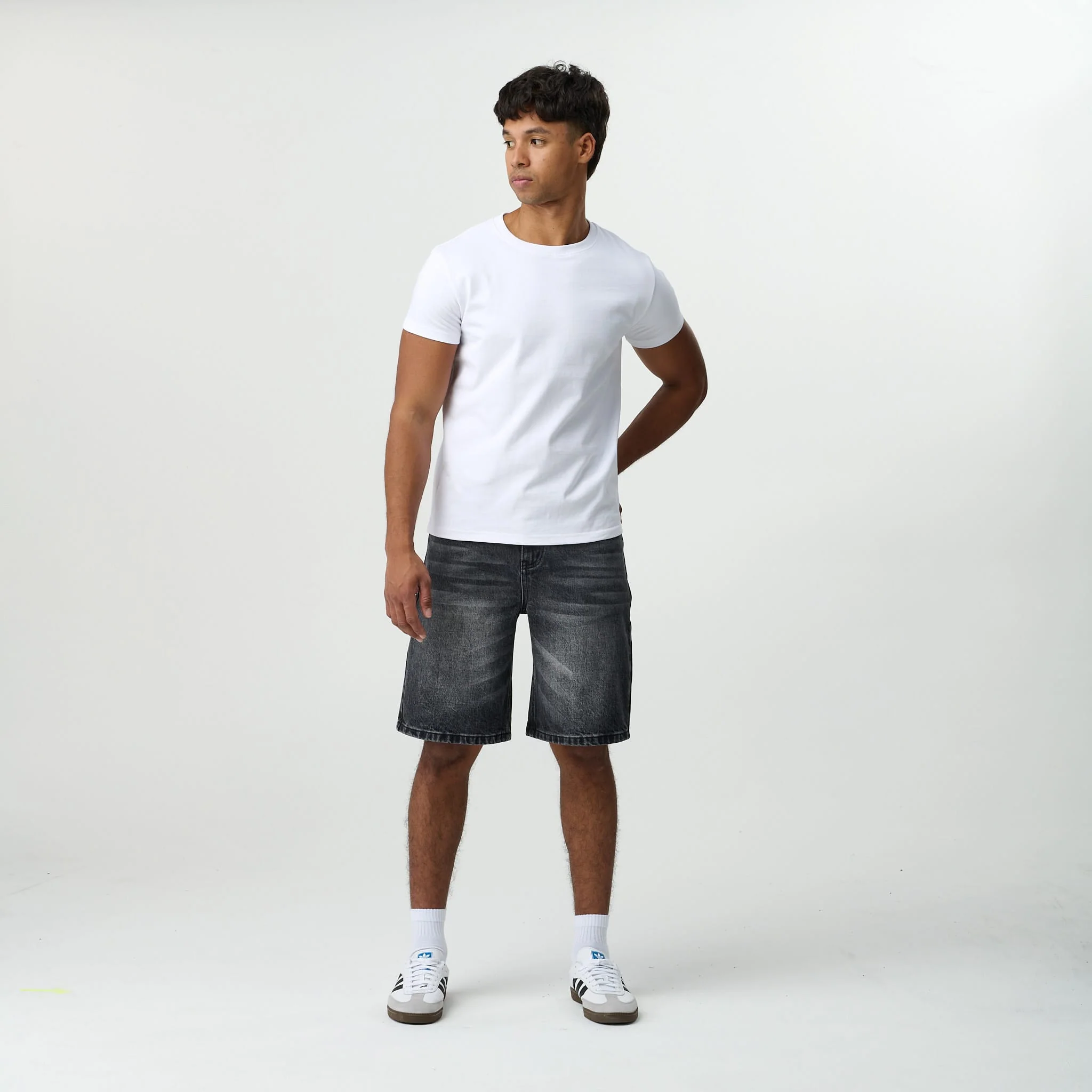 Grey Wash Jorts - Image 6