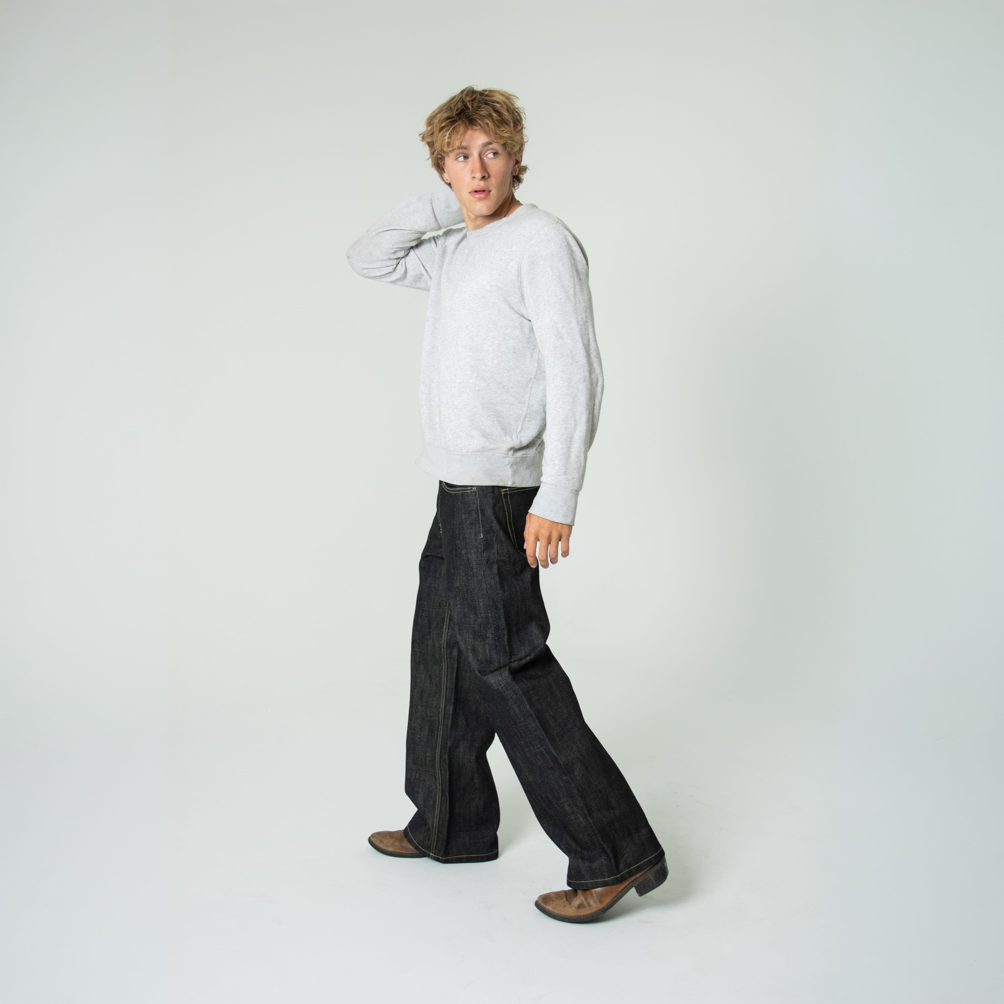 Raw Black Selvedge Denim - Image 3